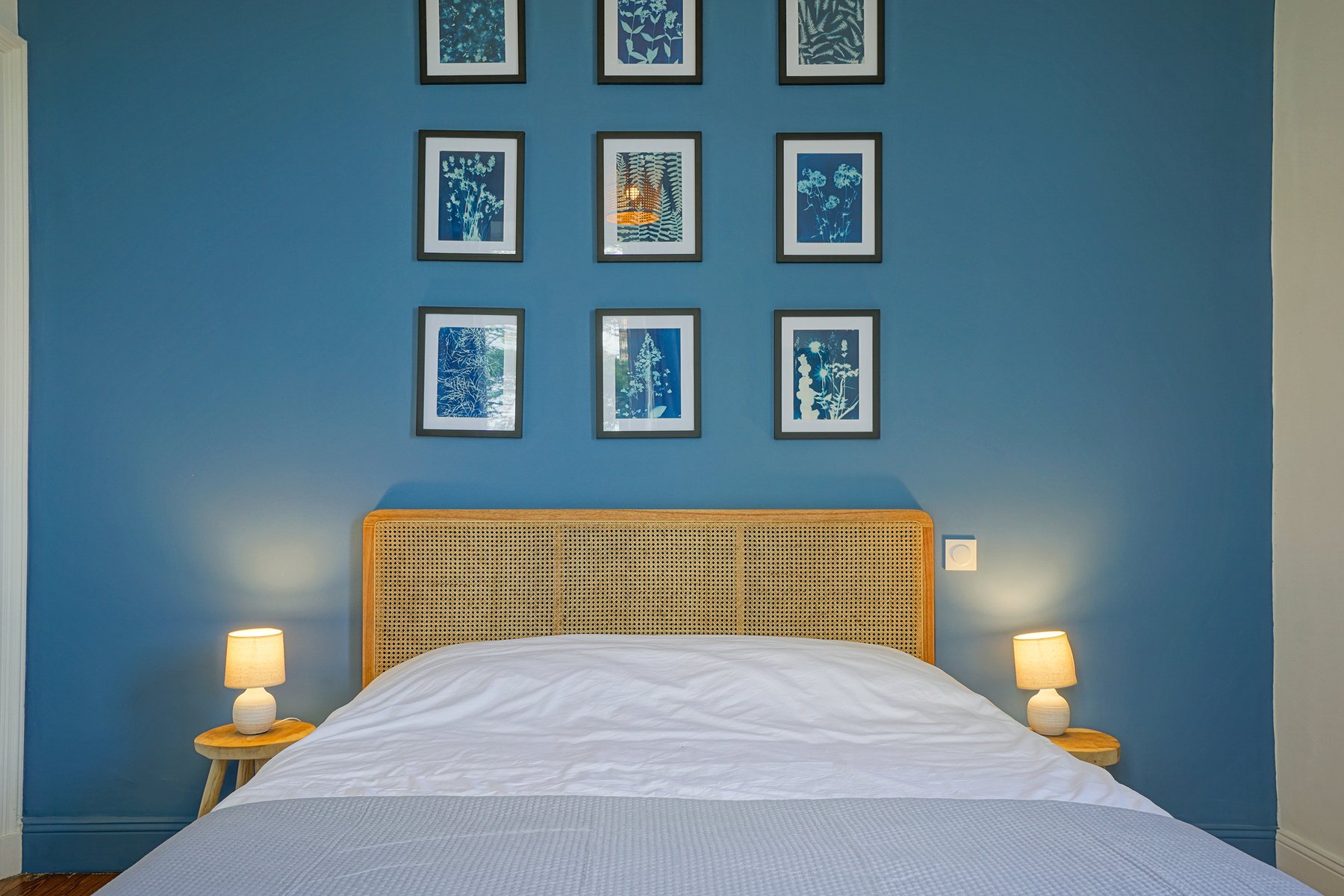 Une chambre du Manoir Ducey